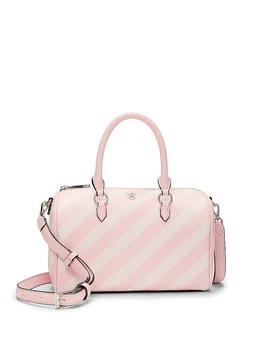 Сумка крос-боді Victoria's Secret Mini Duffle Crossbody Bag Рожева смужка (27062475)