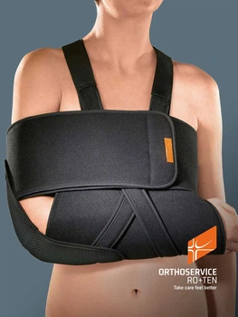 Бандаж для іммобілізації плечового суглобу зі знімною ліктьовою кишенею, Shouldfix II (Дезо), M8412, Orthoservice (Швейцарія)