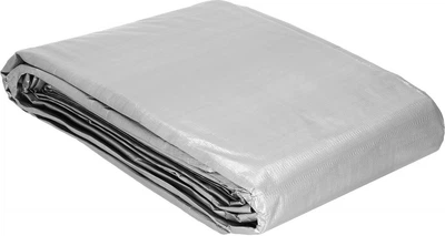 Plandeka Springos 4 x 4 m 270 g/m2 Szara (GA2157)