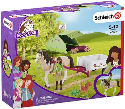 Zestaw figurek Schleich Horse Club Sarah's Camping Trip 42533 (4059433572635)