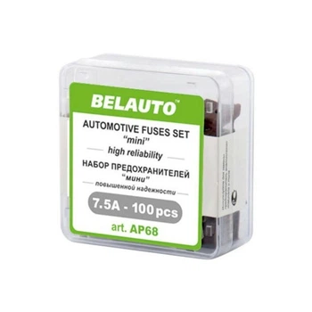 Запобіжники 7.5 А FC BelAuto Mini набір 100 штук (AP68)