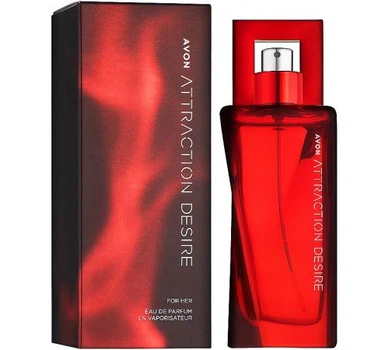 Женская парфюмированная вода Avon Attraction Desire 50 мл For Her, для Нее