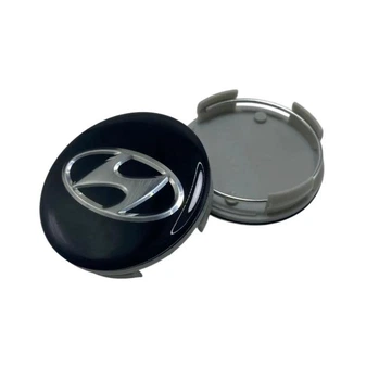 Колпак колеса Hyundai черный 60 мм пластик+эпоксидное покрытие 1шт OEM 52960-L1150 (колпачок)
