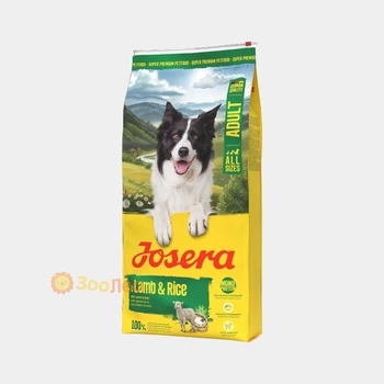 Сухий корм для дорослих собак Josera Lamb & Rice, 12,5 кг