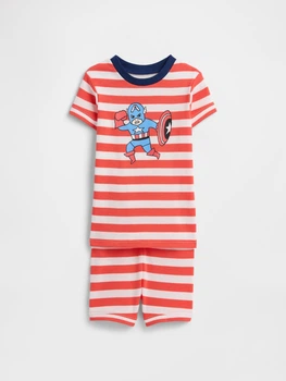 Детский комплект GAP футболка и шорты 1159850971 (Белый/Красный 2) на рост 95 см