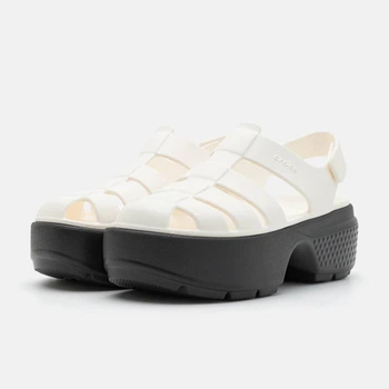 Женские сандалии Stomp Fisherman Crocs на платформе 39-40 (m7/w9 US) 26 см Белый 1159850962