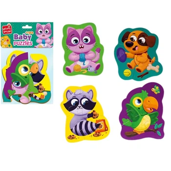 Пазли максі "Малюк зможе: Домашні улюбленці" (укр) Vladi Toys (227501)