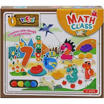 Тісто для ліплення "Клас математики", 4 кольори MIC (225888)