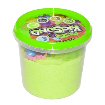 Кінетичний пісок "KidSand", салатовий, 1000 г Dankotoys (37391)