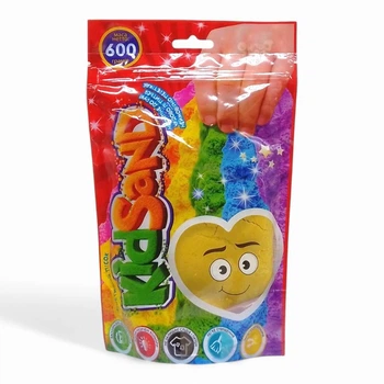 Кінетичний пісок "KidSand" жовтий, в пакеті, 600 г Dankotoys (59163)