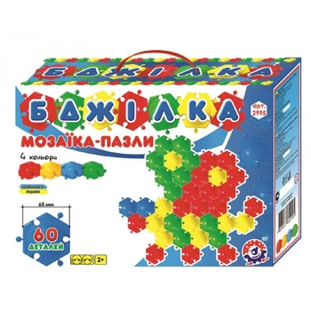 Мозаїка пазли "Бджілка Технок" (60 дет) Технок (11164)