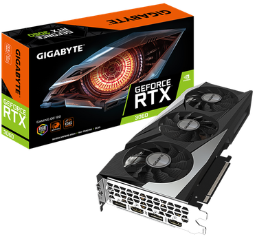 Видеокарта GIGABYTE GeForce RTX 3060 GAMING OC 12G (GV-N3060GAMING OC-12GD)