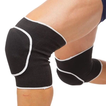 Наколінники Zelart для дорослих 2шт безрозмірні чорні (BC-0835-black)