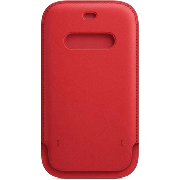 Чохол-кишеня Leather Sleeve with MagSafe для Apple iPhone 12 Mini (MHMR3) Red