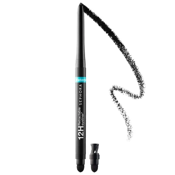 Водостойкий выдвижной карандаш для глаз 12 часов SEPHORA COLLECTION, 01-Matte Black, 0,3 g