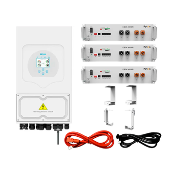 Комплект автономного енергопостачання Deye SUN-8K-SG05LP1-EU 8kW + Pytes E-Box 48100R 15.36kWh White