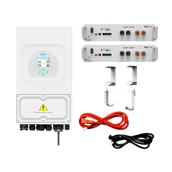 Комплект автономного енергопостачання Deye SUN-8K-SG05LP1-EU 8kW + Pytes E-Box 48100R 10.24kWh White