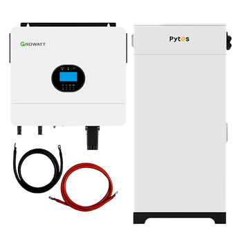 Комплект автономного энергоснабжения Growatt SPF 6000 ES Plus 6kW + Pytes V5 20.48kWh White