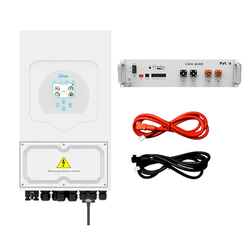 Комплект інвертор з аккумулятором Deye SUN-8K-SG05LP1-EU + V5 8kW 2 MPPT 150-425V 190А 51.2V 100Ah White