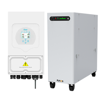 Комплект автономного энергоснабжения Deye SUN-5K-SG05LP1-EU 5kW + Pytes V15 14.34kWh White