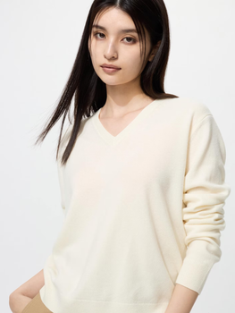 Джемпер Uniqlo розмір М білий (465736)