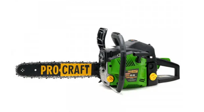 Бензопила ProCraft GS50 (1 шина, 1 цепь 40) (600501)