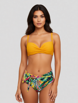 Купальник раздельный Fuba 21018103 Желтый 42 ;полнота груди 2B объем бедер 103-106 см