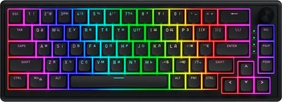 Клавиатура проводная Hator Skyfall 65 USB Black (HTK1160UA)