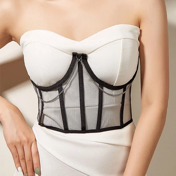 Корсет широкий жіночий Honey Fashion Accessories S/M чорний (40к008)