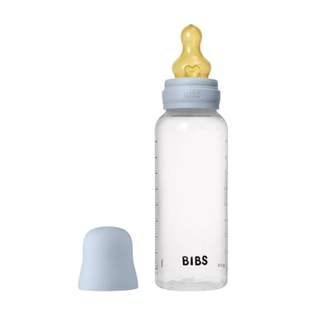 Дитяча пляшечка BIBS Baby Bottle Round Latex Medium Flow 270 мл, 2+m