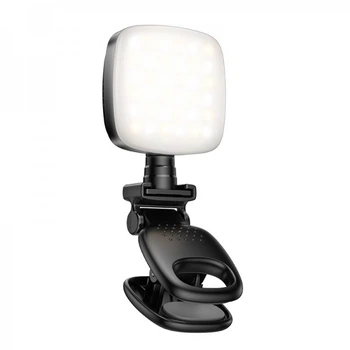 Накамерна лампа HOCO K28 Beauty mini fill light Blck (6942007655880) (15485)