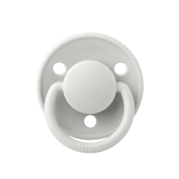 Соска пустушка BIBS 0-36 m De Lux Silicone Round (кругла) – Haze