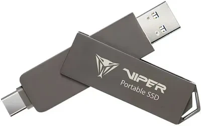 SSD диск Viper Duo Compact 1TB USB 3.2 Black (PVP301TB28UDG)
