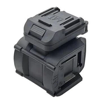 Двойной адаптер-конвертер для аккумуляторов типа Makita BL1830/BL1850 на 21В для электроинструмента.