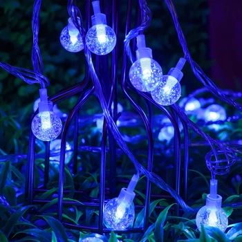 LED-гірлянда LOW «Міні-лампочки» для дому та свята сині прозорі