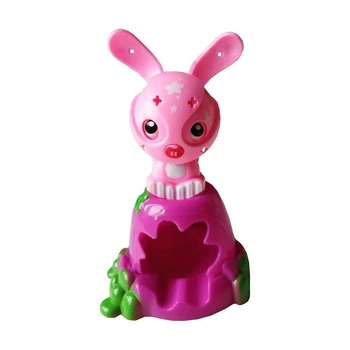 Фигурка Ears Zoobles Petagonia 4.5 см розовая и домик Happitat (3168-4)