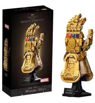 Конструктор Marvel Infinity Gauntlet Золотая Рукавица Бесконечности рука Таноса