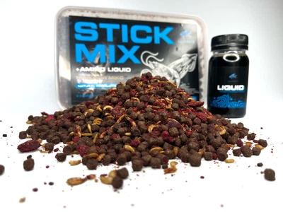 Стік мікс Aqua baits Stick mix+amino liquid "Мʼясний мікс"