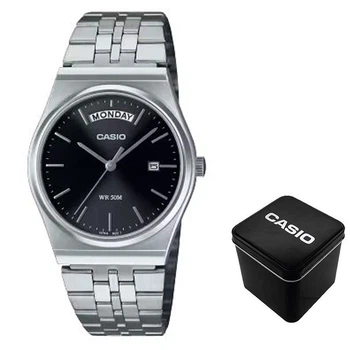 Мужские часы Casio MTP-B146D-1A Серебристые ( AT1141-0445 )