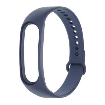 Ремінець для Xiaomi Mi Band 7 силіконовий, браслет для фітнес-трекера, Midnight Blue (33)