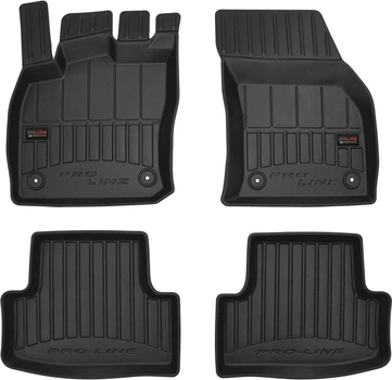 Автомобильные коврики в салон Frogum 3D на Seat Ateca 1 16- Сеат Атека черные SO0826