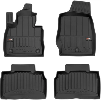 Автомобильные коврики в салон Frogum 3D на Ford Explorer 6 20- 1-2 ряд Форд Эксплорер черные SO5897
