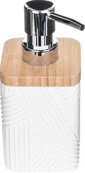 Dozownik na mydło Kadax Lunel kwadratowy Biały (K10201)