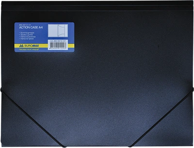 Папка на резинке Buromax А4 Черная (BM.3913-01)