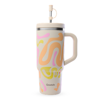 Кухоль (термо) TRAVEL CUP 900 мл. Waves - Sable (QD3963)