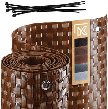 Osłona balkonowa Kadax Espa 0.9x6 m Miodowy (K1008)