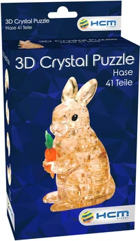 3D пазл Crystal HCM Kinzel Заєць 41 деталь (4018928591780)