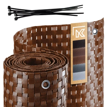 Osłona balkonowa Kadax Skei 1x3 m Miodowa (K1010)