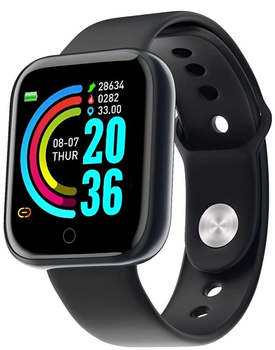 Смарт-часы Smart Watch Y68 Черный - Уценка