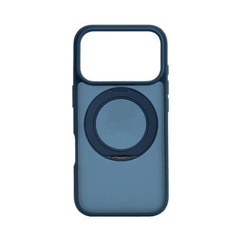 Противоударный чехол-панель для Apple iPhone 17 Pro, Unit Stand2, Синий, силикон + поликарбонат, защита всего корпуса, с подставкой, поддержка магнитных держателей и беспроводной зарядки (MagSafe), ArmorStandart (ARM86336)